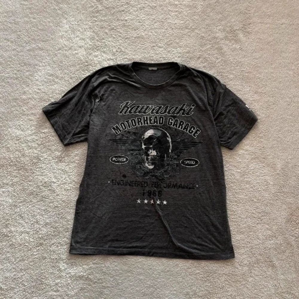 Kawasaki Black Graphic Tee